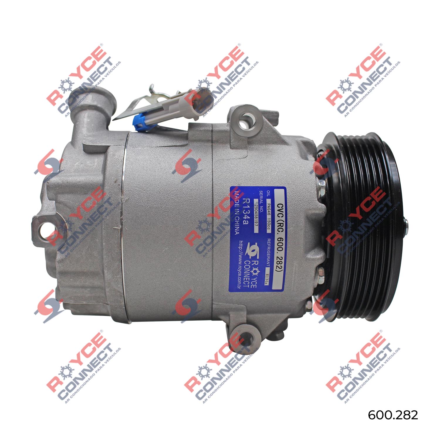 Compressor CVC 100cc R134a Chevrolet Corsa Classic Celta 2002 Até 2008